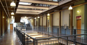 Porterdale Mill Lofts Pimsler Hoss Architects interior main corridor