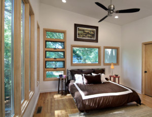 Cromer Residence Interior Bedroom - Pimsler Hoss Architects