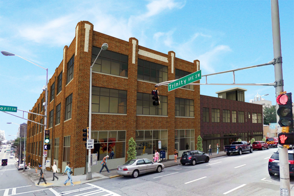 Pryor Street Lofts Redevelopment exterior rendering