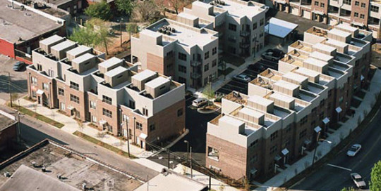 Fair and Walker Lofts aerial view