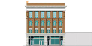 Flowers Building in Columbus, GA exterior rendering