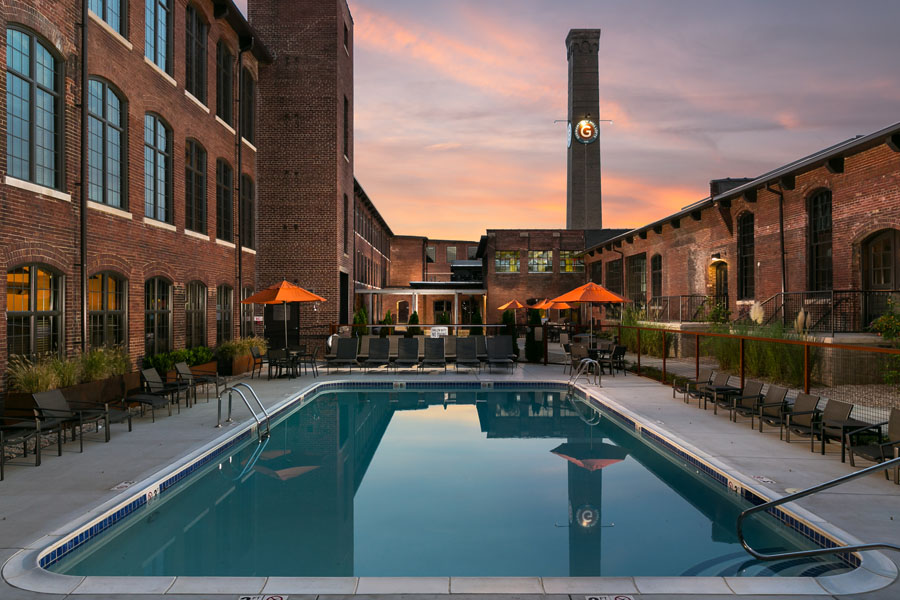 Germantown Mill Lofts Louisville, KY © 2016 RealTourCast exterior pool