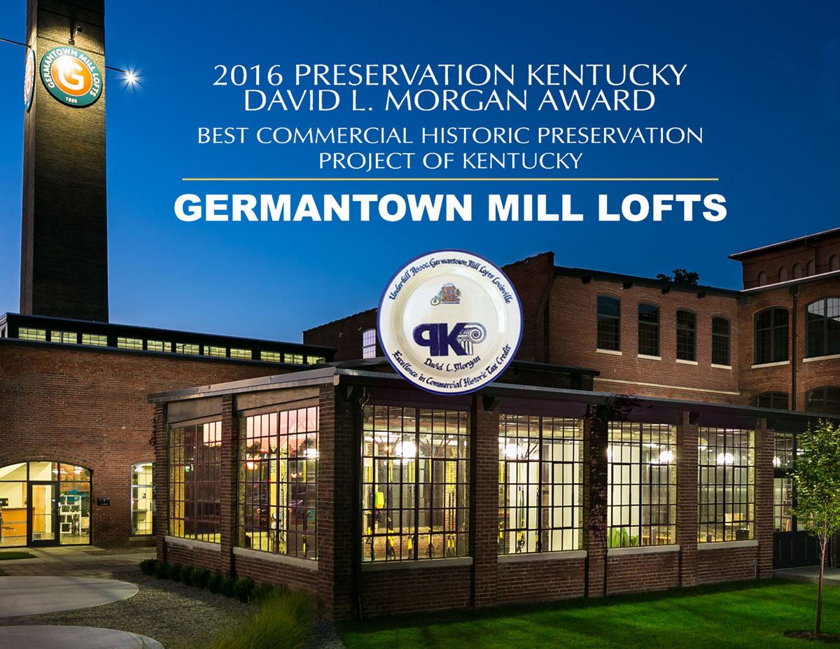 Germantown Mill Lofts Louisville, KY Award Announcement Image