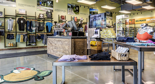 Commercial Architecture Big Peach Running Co. Decatur Store